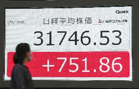 Tokyo stocks surge