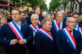 Rally In Solidarity With Israel - Paris