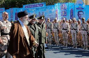 Supreme Leader Ayatollah Khamenei Attends Graduation Ceremony of Army Cadets