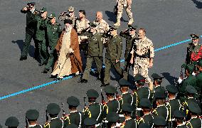 Supreme Leader Ayatollah Khamenei Attends Graduation Ceremony of Army Cadets