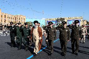 Supreme Leader Ayatollah Khamenei Attends Graduation Ceremony of Army Cadets