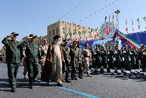 Supreme Leader Ayatollah Khamenei Attends Graduation Ceremony of Army Cadets