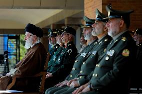 Supreme Leader Ayatollah Khamenei Attends Graduation Ceremony of Army Cadets