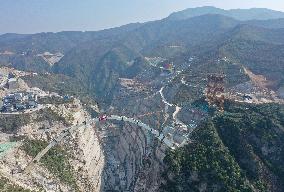 CHINA-SHAANXI-GRAND BRIDGE-MAIN ARCH-CLOSURE (CN)