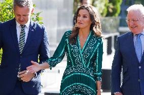 Queen Letizia At Mental Health Day Event - Madrid