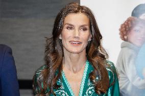 Queen Letizia At Mental Health Day Event - Madrid