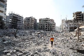 MIDEAST-GAZA CITY-CONFLICTS-AFTERMATH