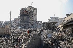 MIDEAST-GAZA CITY-CONFLICTS-AFTERMATH