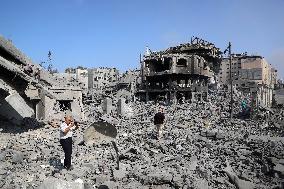 MIDEAST-GAZA CITY-CONFLICTS-AFTERMATH