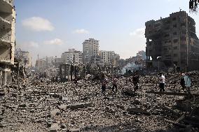 MIDEAST-GAZA CITY-CONFLICTS-AFTERMATH