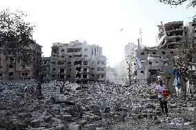 MIDEAST-GAZA CITY-CONFLICTS-AFTERMATH