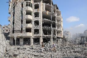 MIDEAST-GAZA CITY-CONFLICTS-AFTERMATH