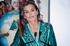 Queen Letizia At Mental Health Day Event - Madrid