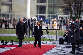 German Chancellor Scholz Meets Italian Prime Minister Meloni in Berlin, Germany