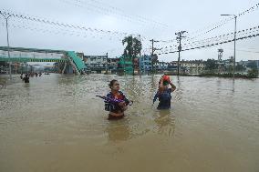 MYANMAR-BAGO-HEAVY RAIN-FLOODS