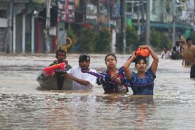 MYANMAR-BAGO-HEAVY RAIN-FLOODS