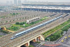 Train Run in Nanjing