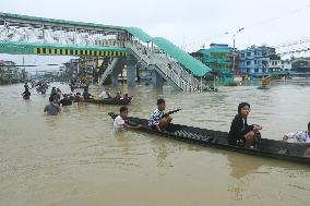 MYANMAR-BAGO-HEAVY RAIN-FLOODS