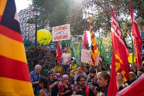 Concentration For An Inclusive School In Barcelona.