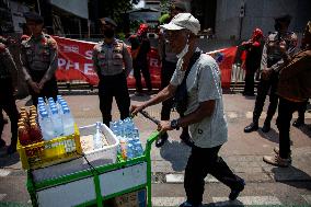Pro-Palestinian Demonstrate Against The Palestine-Israel War