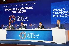 MOROCCO-MARRAKECH-IMF-WORLD ECONOMIC OUTLOOK