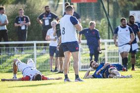 Antoine Dupont durign a training session - Paris