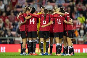 Manchester United Women v Paris Saint-Germain Feminines - UEFA Women's Champions League Qualifying Second Round