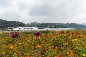 Trains Run in Congjiang