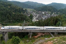 Trains Run in Congjiang