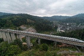 Trains Run in Congjiang