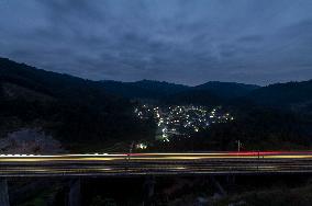 Trains Run in Congjiang