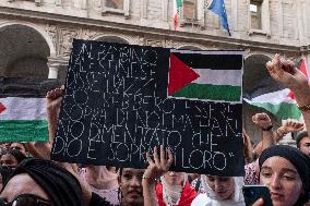 Pro-Palestinian Rally - Milan