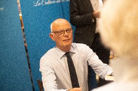 Edouard Philippe Book Signing - Paris