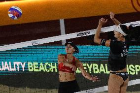 Women’s Match Mexico Vs Switzerland Beach Volleyball World Cup