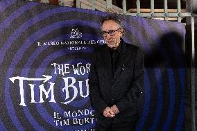 "The World Of Tim Burton" Exhibition Purple Carpet