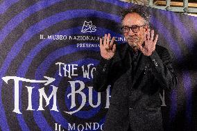 "The World Of Tim Burton" Exhibition Purple Carpet