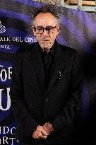 "The World Of Tim Burton" Exhibition Purple Carpet