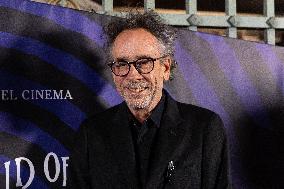 "The World Of Tim Burton" Exhibition Purple Carpet