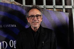 "The World Of Tim Burton" Exhibition Purple Carpet