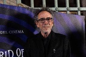 "The World Of Tim Burton" Exhibition Purple Carpet