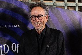 "The World Of Tim Burton" Exhibition Purple Carpet