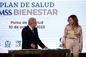 President Of Mexico, Andres Manuel Lopez Obrador Signs IMSS Wellbeing Health Plan