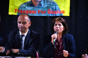 Press Conference For The Release Of Abdullah Ocalan - Paris