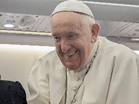 Pope Francis travels to Mongolia