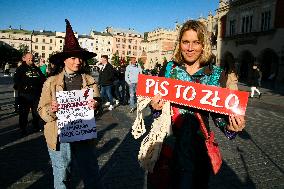 Witches' Rally In Krakow