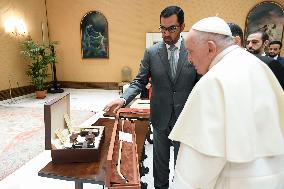 Pope Francis Receives Sultan Ahmed Al Jaber - Vatican