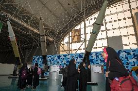 Iran-Schoolgirls Visiting IRGC National Aerospace Park
