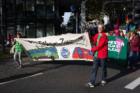 Protest For Keeping 49 Euro Ticket And Improving Pulic Transportation In Cologne