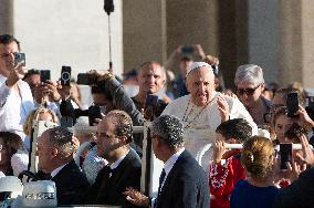 Pope Francis' Weekly General Audience - Vatican
