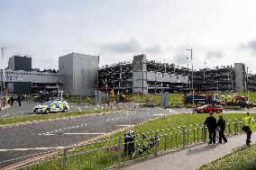 BRITAIN-LONDON-AIRPORT-FIRE-AFTERMATH